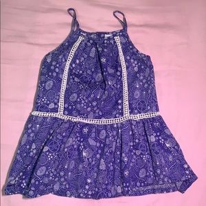 Toddler peplum top 3t-4t